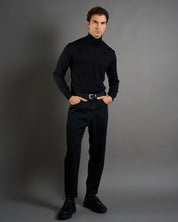 Maglioncino Collo alto in lana merinos