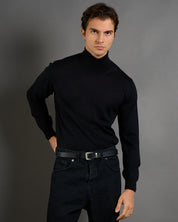 Maglioncino Collo alto in lana merinos