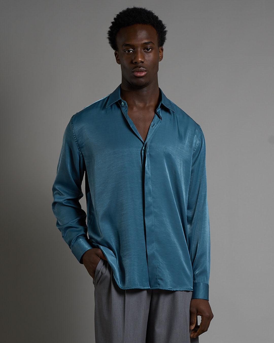 Camicia Effetto Seta