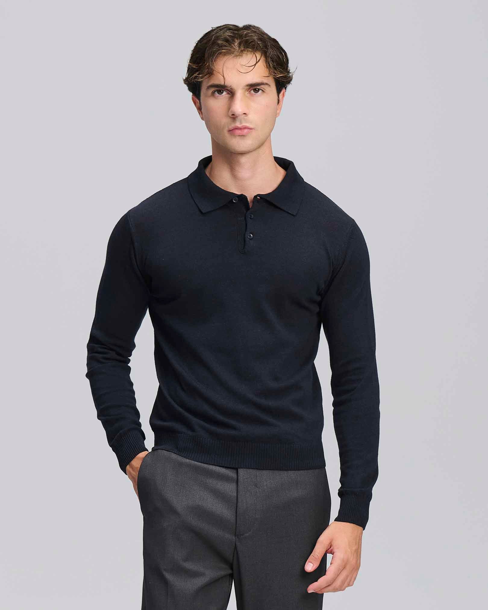 Polo rasata basic