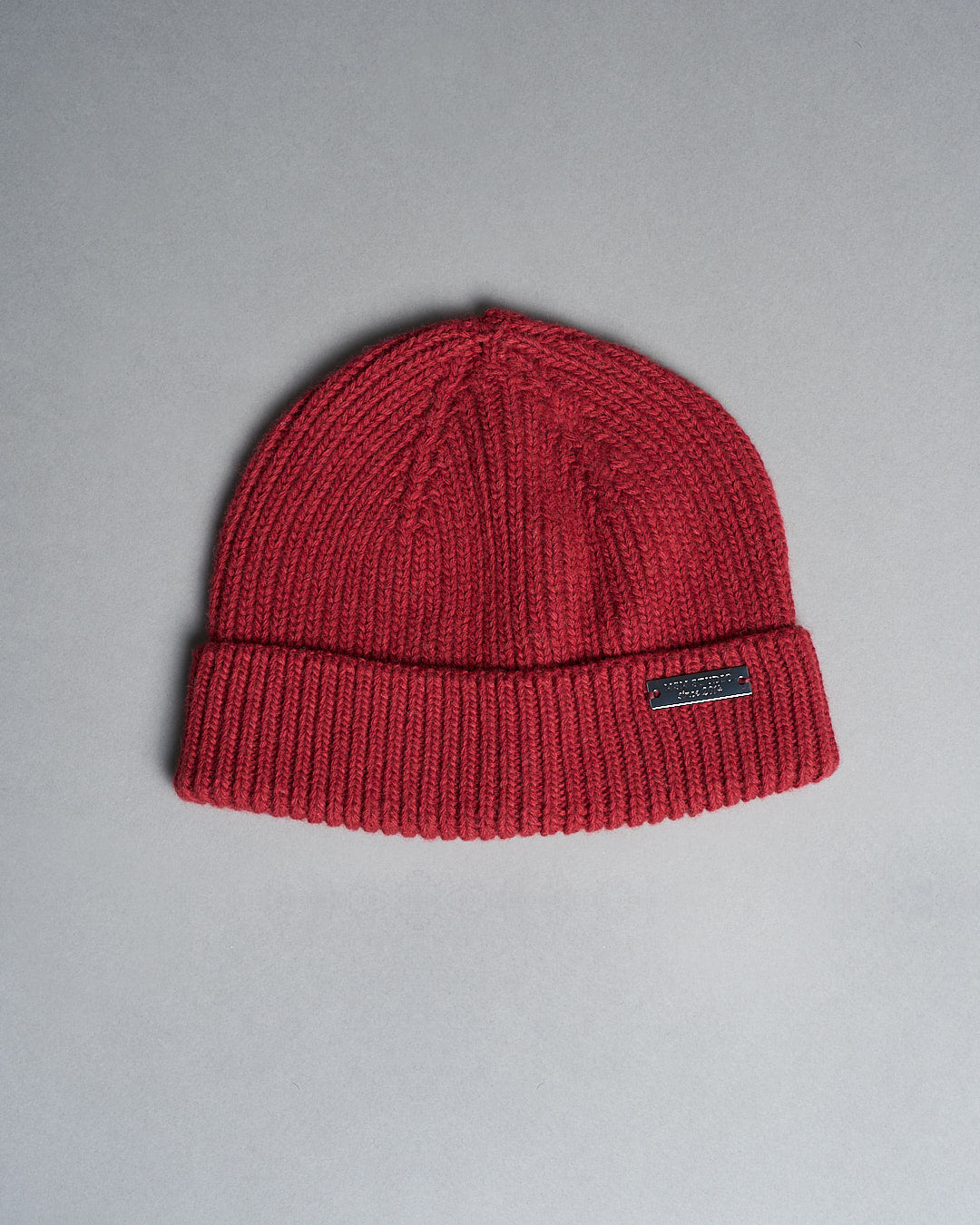 Cappello a coste in cashmere