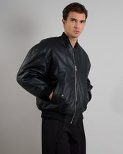 Bomber in pelle