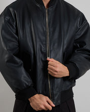Bomber in pelle