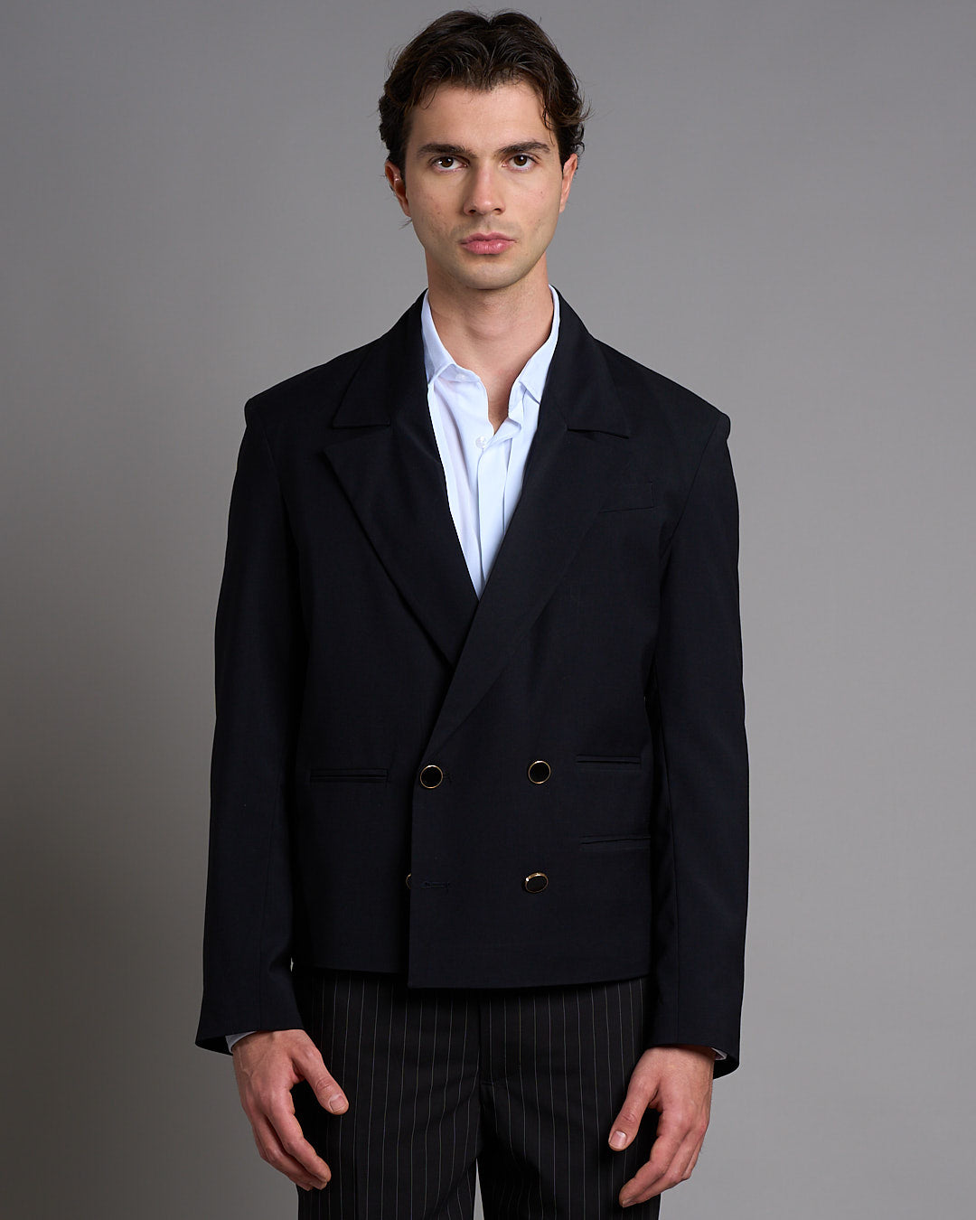 Giacca Cropped Bottone Gioiello Limited Edition