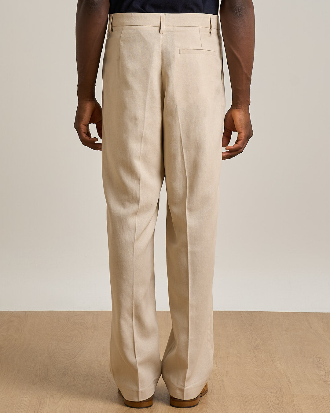 Pantalone Wide Fit In Lino