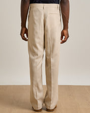 Pantalone Wide Fit In Lino