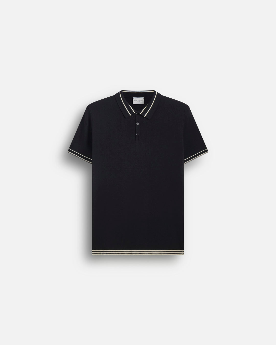 Polo classica in viscosa stretch