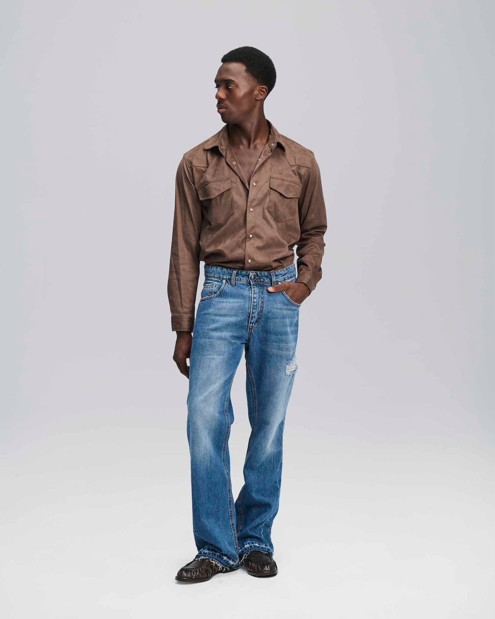Denim Flare fit Doppio Stone