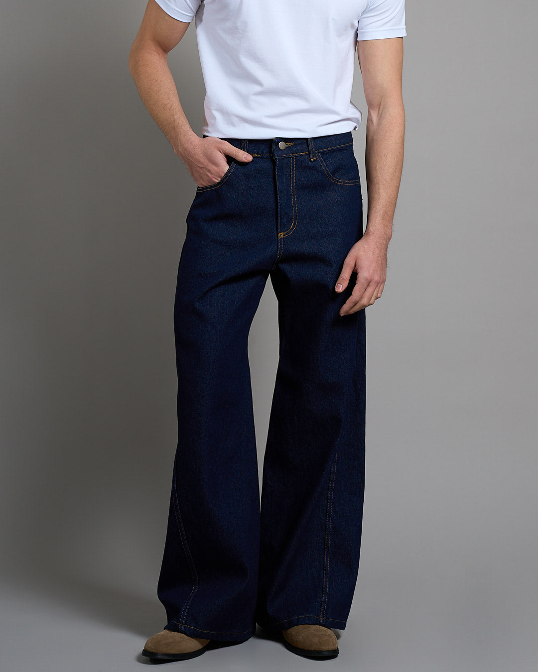 Denim con Cucitura lavaggio zero