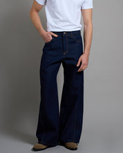 Jeans con Cucitura lavaggio zero