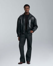 Bomber in pelle