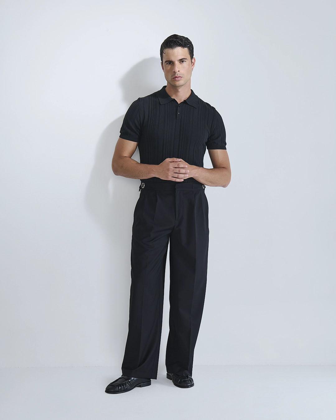 Pantalone da completo con fibbie