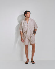 Camicia con colletto a rever