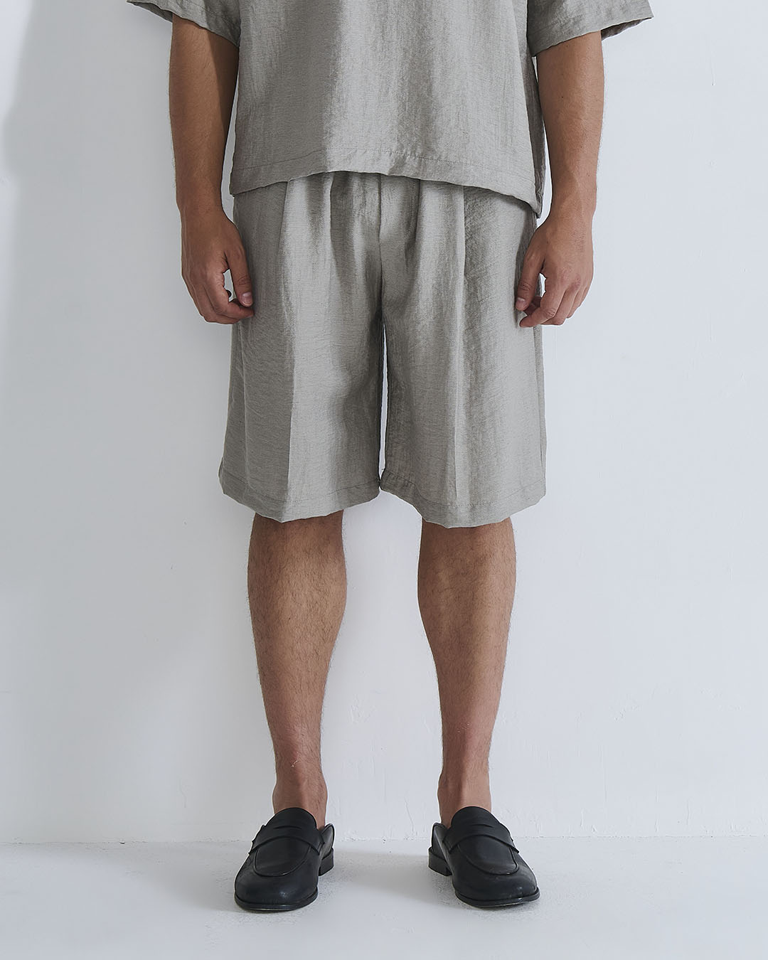 Bermuda Jogger misto lino da coordinato