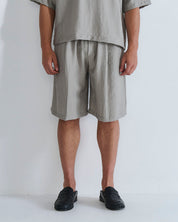 Bermuda Jogger misto lino da coordinato