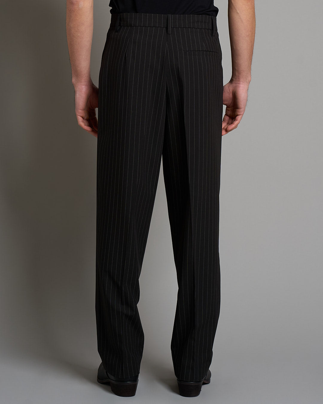 Pantalone Wide Fit Gessato