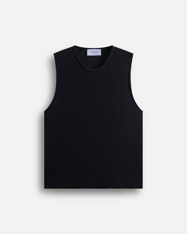 Canotta in maglia in cotone