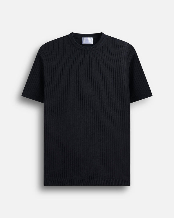 T-shirt a coste in filo