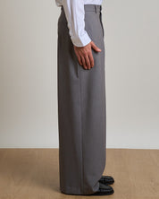 Pantalone Wide Fit con pieghe