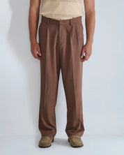 Pantalone wide fit in lino