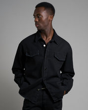 Camicia Giacca Con Rotture Oversize