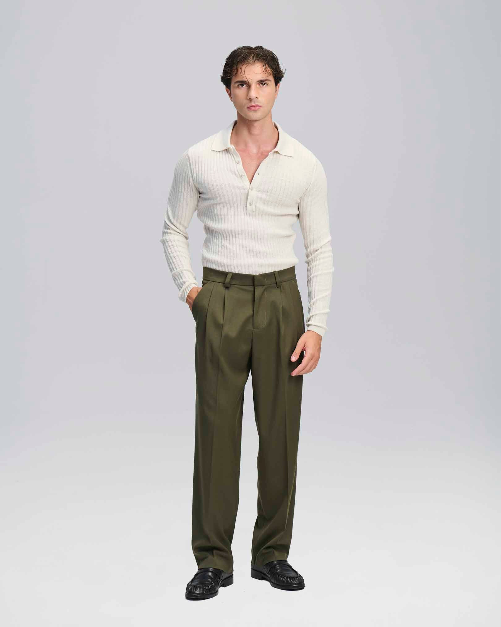 Pantalone wide fit