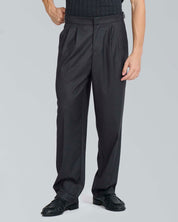 Pantalone wide fit con fibbiette