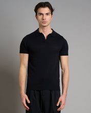 Polo senza bottoni mezza manica