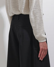 Bermuda con pieghe wide fit