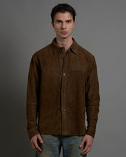 Giacca Camicia in camoscio