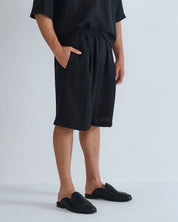 Bermuda Jogger misto lino da coordinato