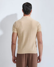 Polo in filo micro traforata