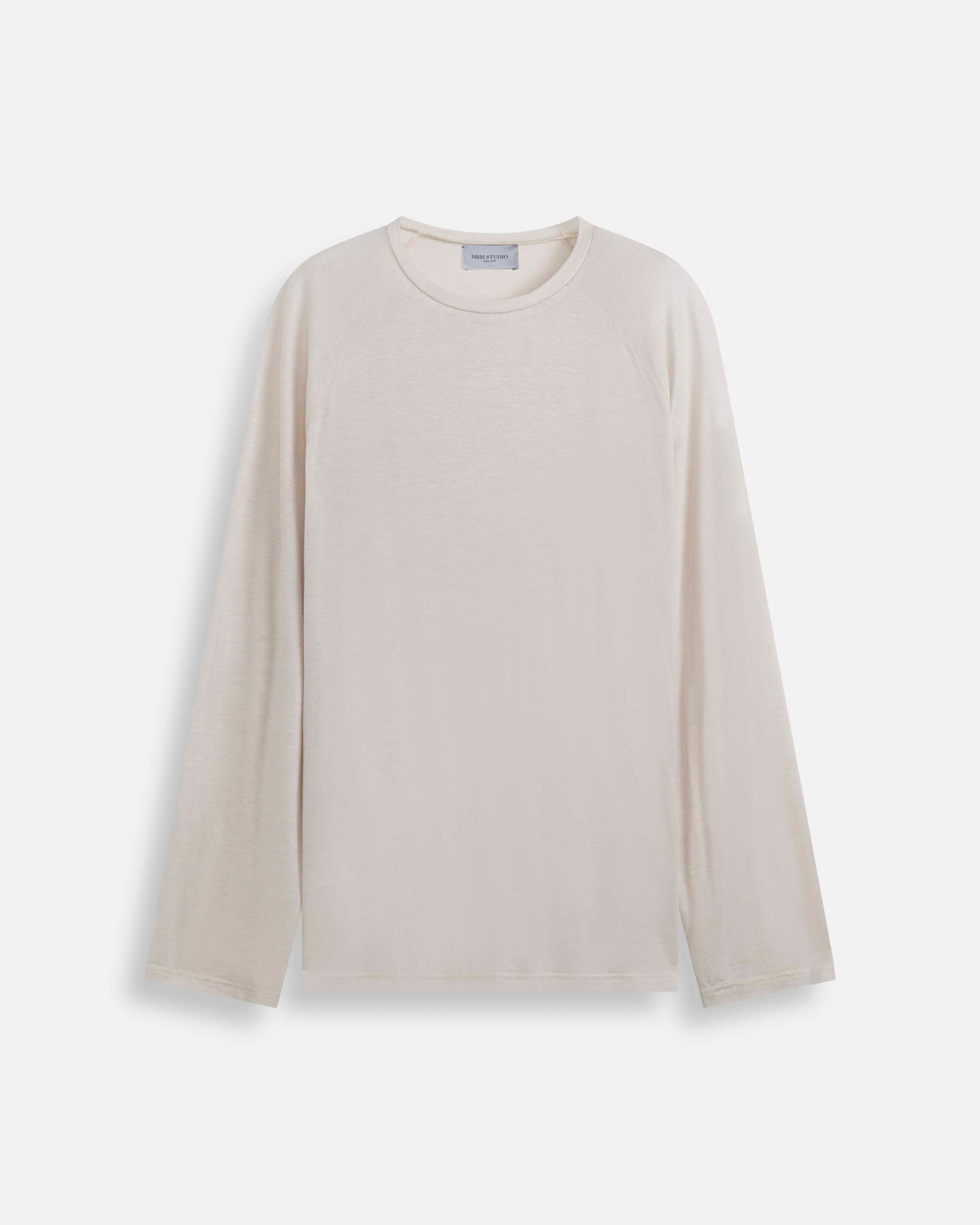 T-shirt longsleeve effetto cashmere
