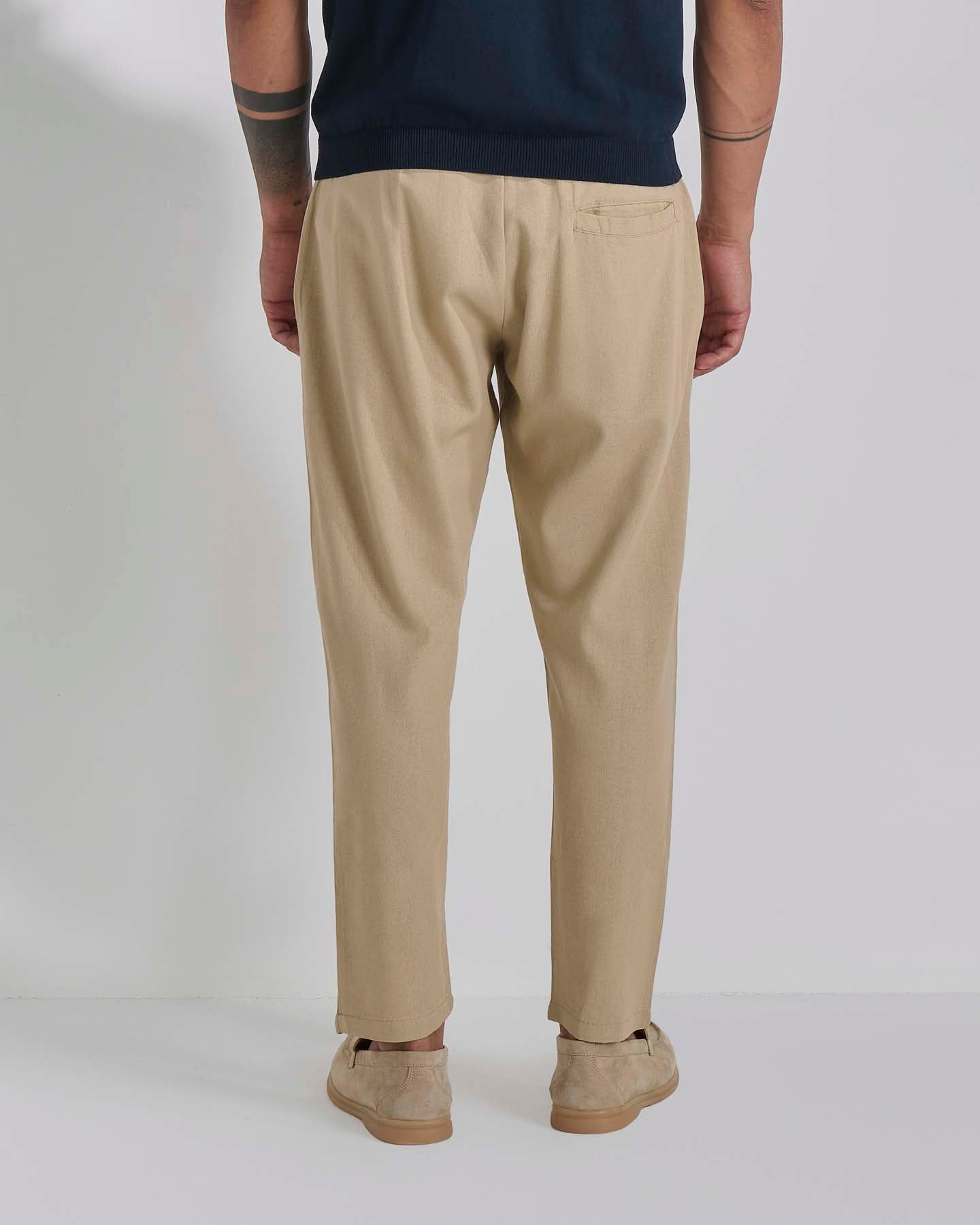 Pantalaccio Jogger In Lino