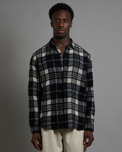 Camicia a quadri in fibra di cotone