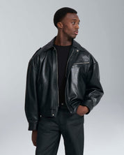 Bomber in pelle