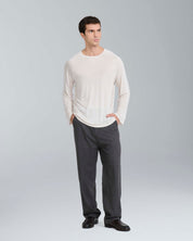 T-shirt longsleeve effetto cashmere