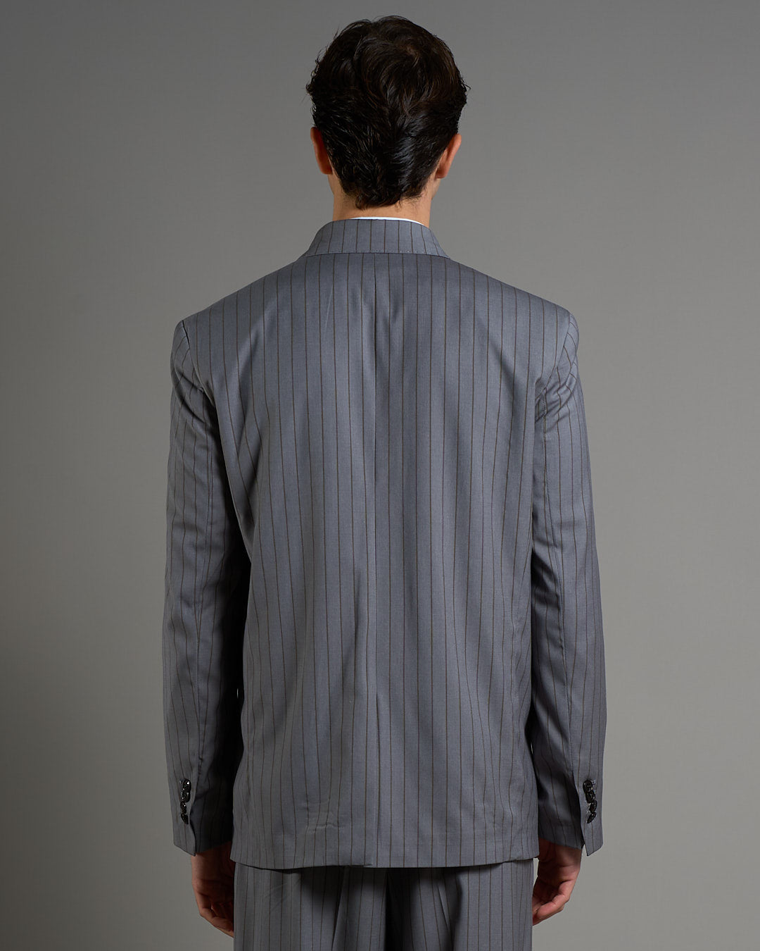 Giacca Relax Fit Gessato