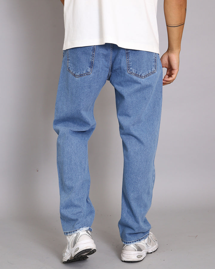 Msm Studio Jeans Straight Fit Denim Chiaro