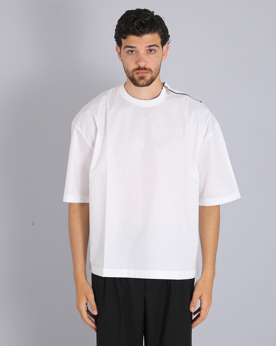 Msm Studio Poplin T-Shirt with zip