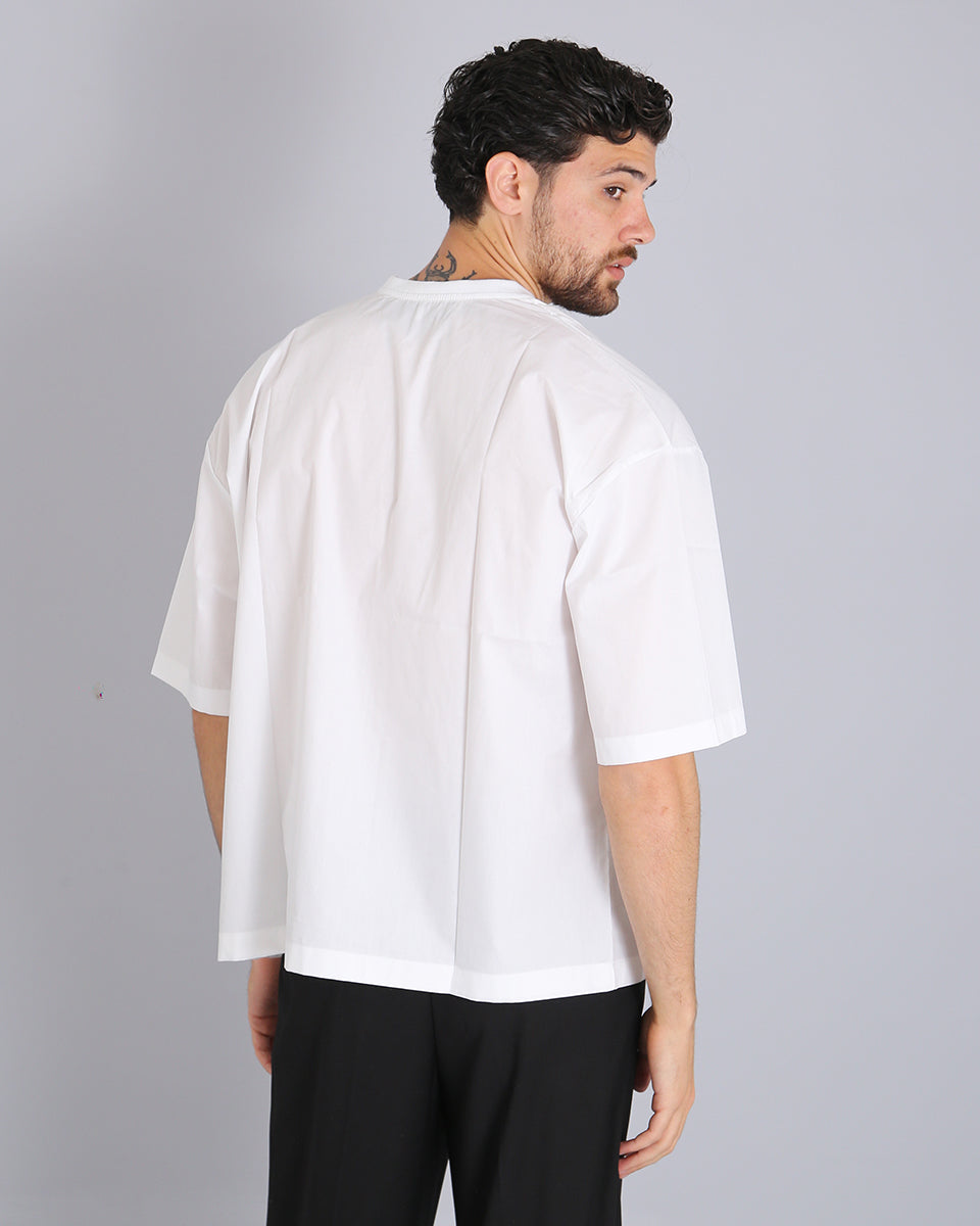 Msm Studio Poplin T-Shirt with zip