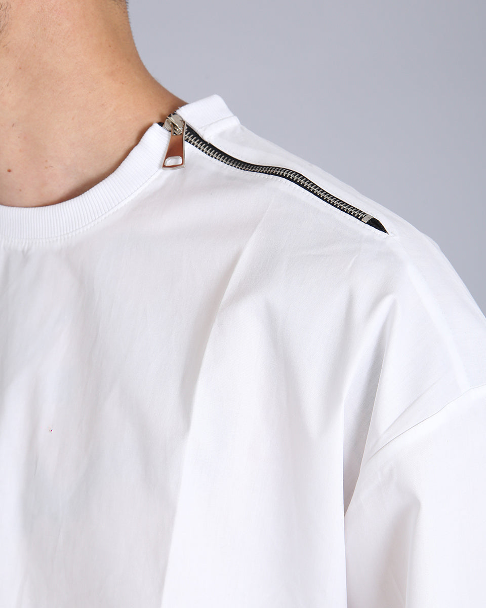 Msm Studio Poplin T-Shirt with zip