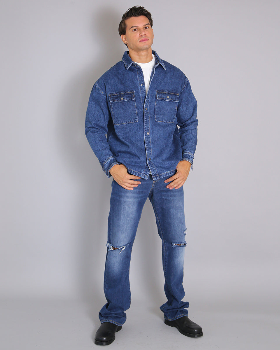 Camicia di Jeans oversize
