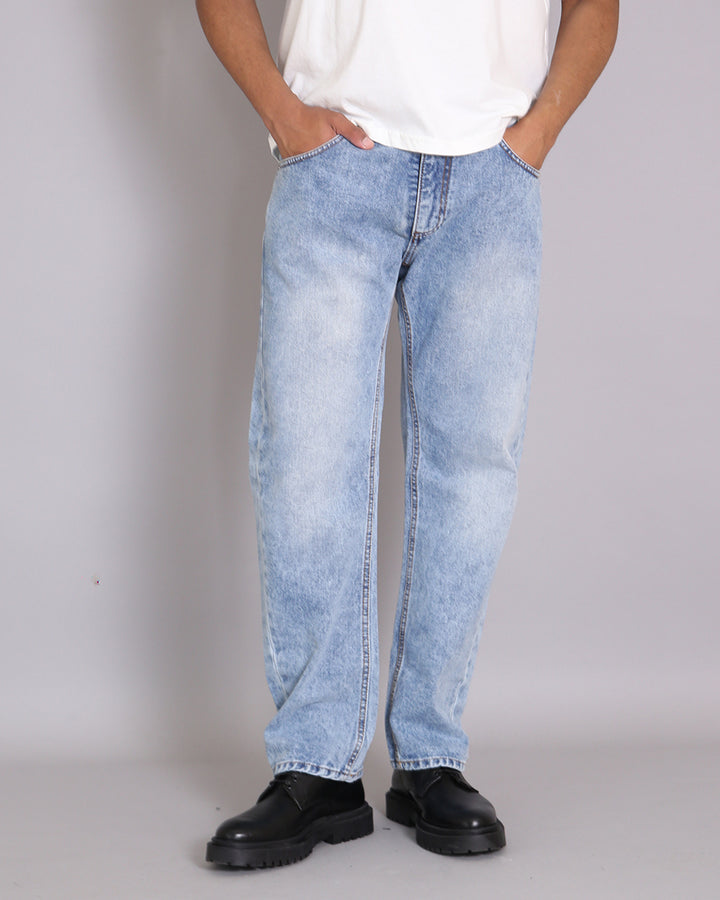 Msm Studio Jeans Straight Fit Marmorizzato