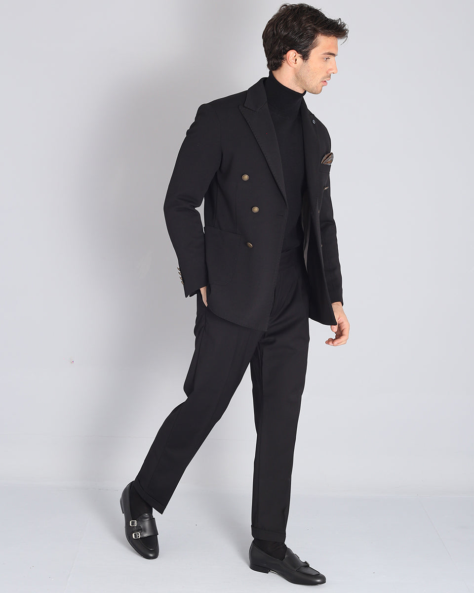 Giacca Sartoriale Doppiopetto bottone gioiello