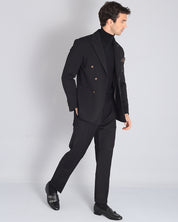 Giacca Sartoriale Doppiopetto bottone gioiello