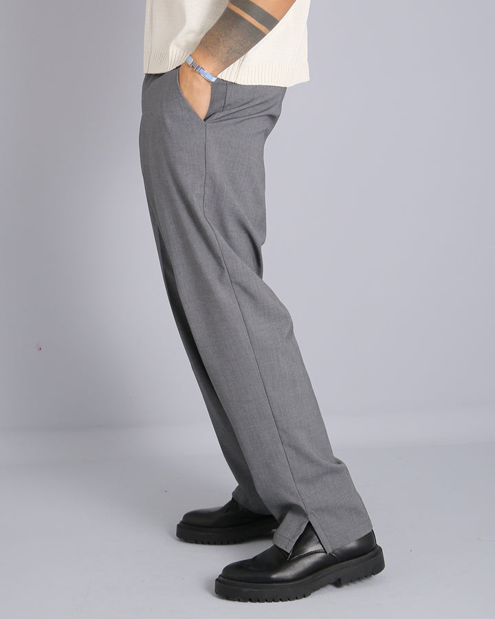 Msm Studio Pantalone Wide Fit con spacco