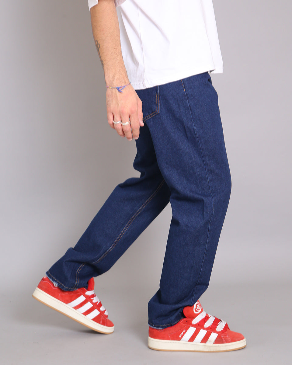 Msm Studio Jeans Straight Fit Denim Scuro