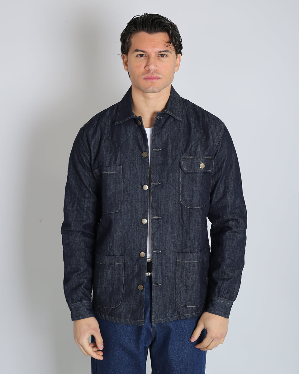 Giacca Work con struttura Trapuntata in Denim