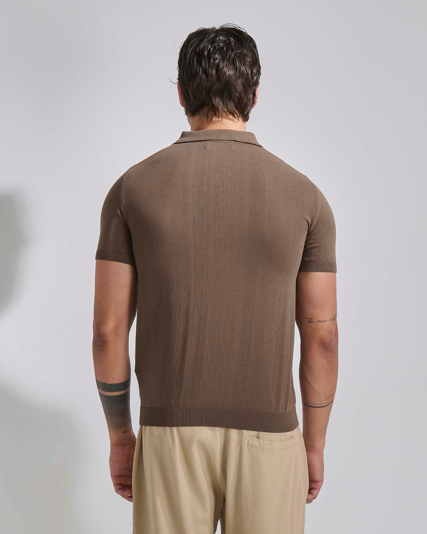 Polo in puro cotone naturale